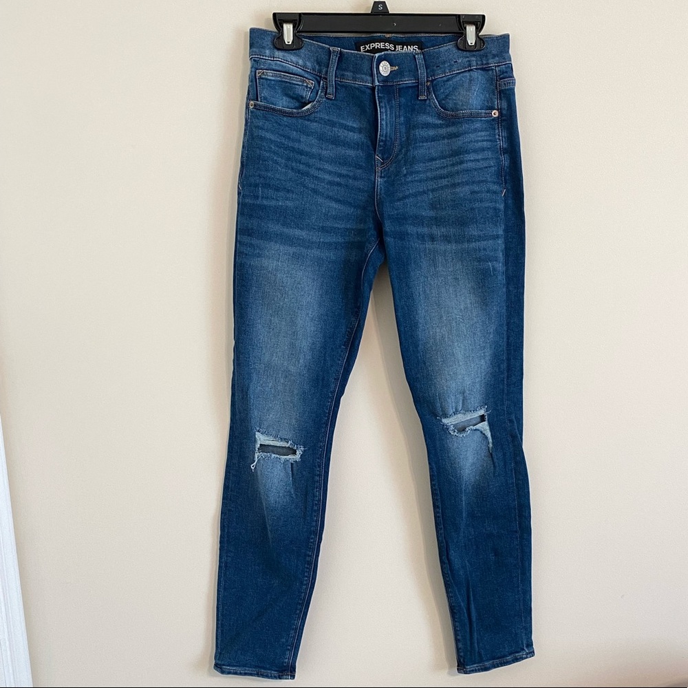 Express Mid Rise Stretch Jean size 4